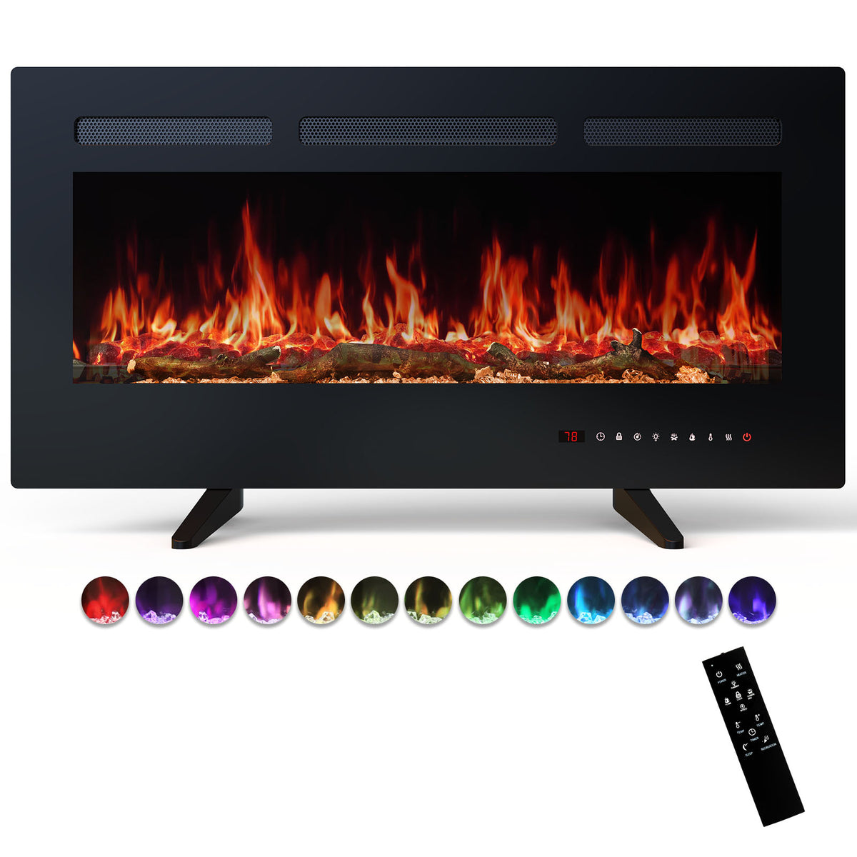 Hearthly Electric Fireplace Heater with Remote