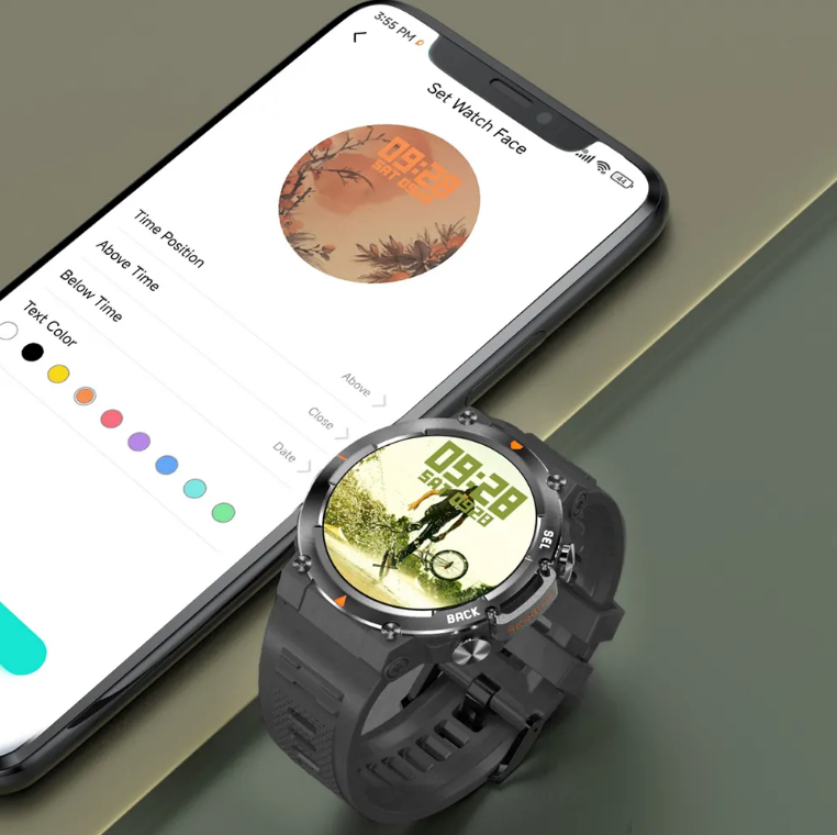 Hearthly AMOLED Smartwatch with Bluetooth Calls