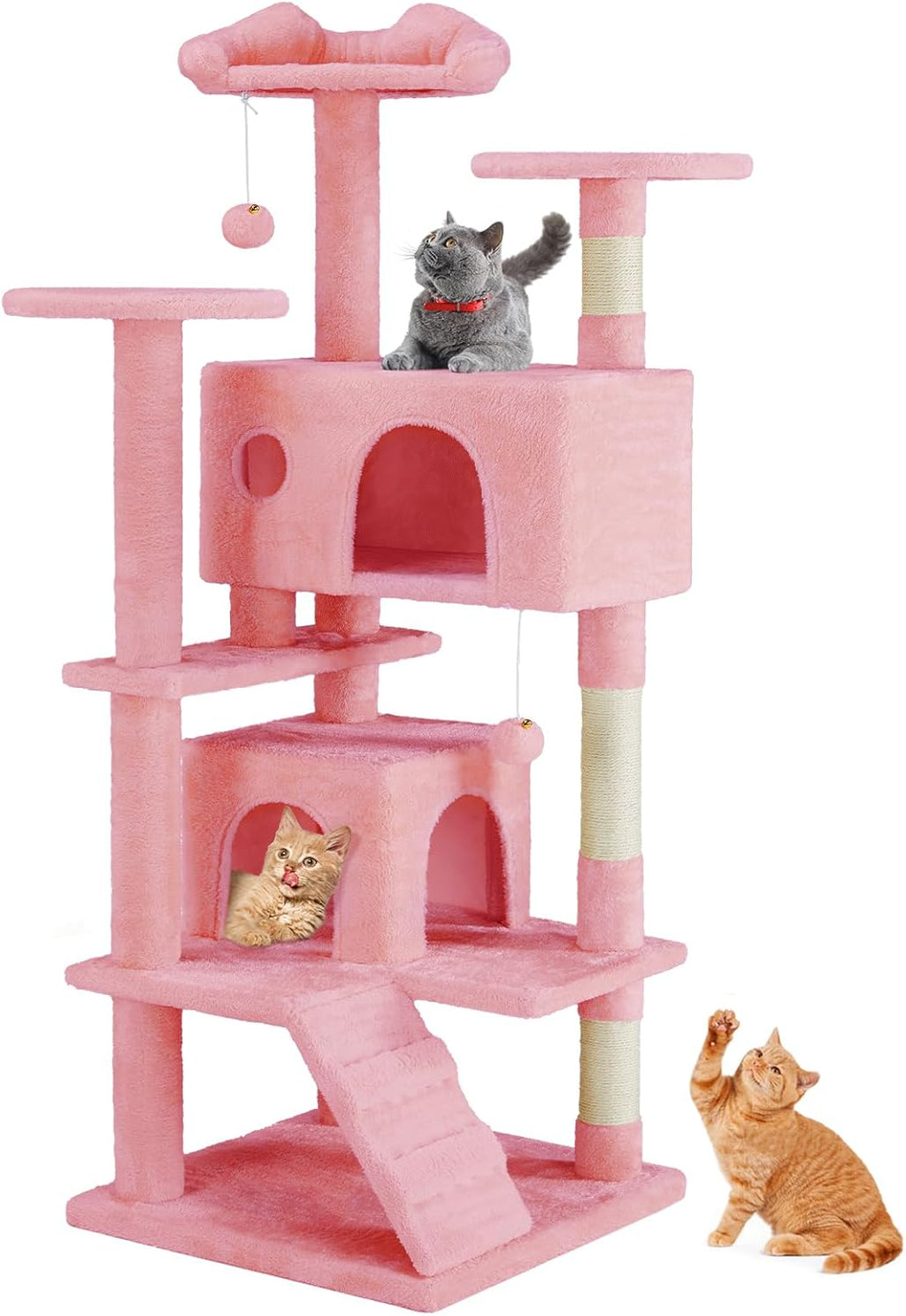 Hearthly 54-inch Multi-Level Cat Tree