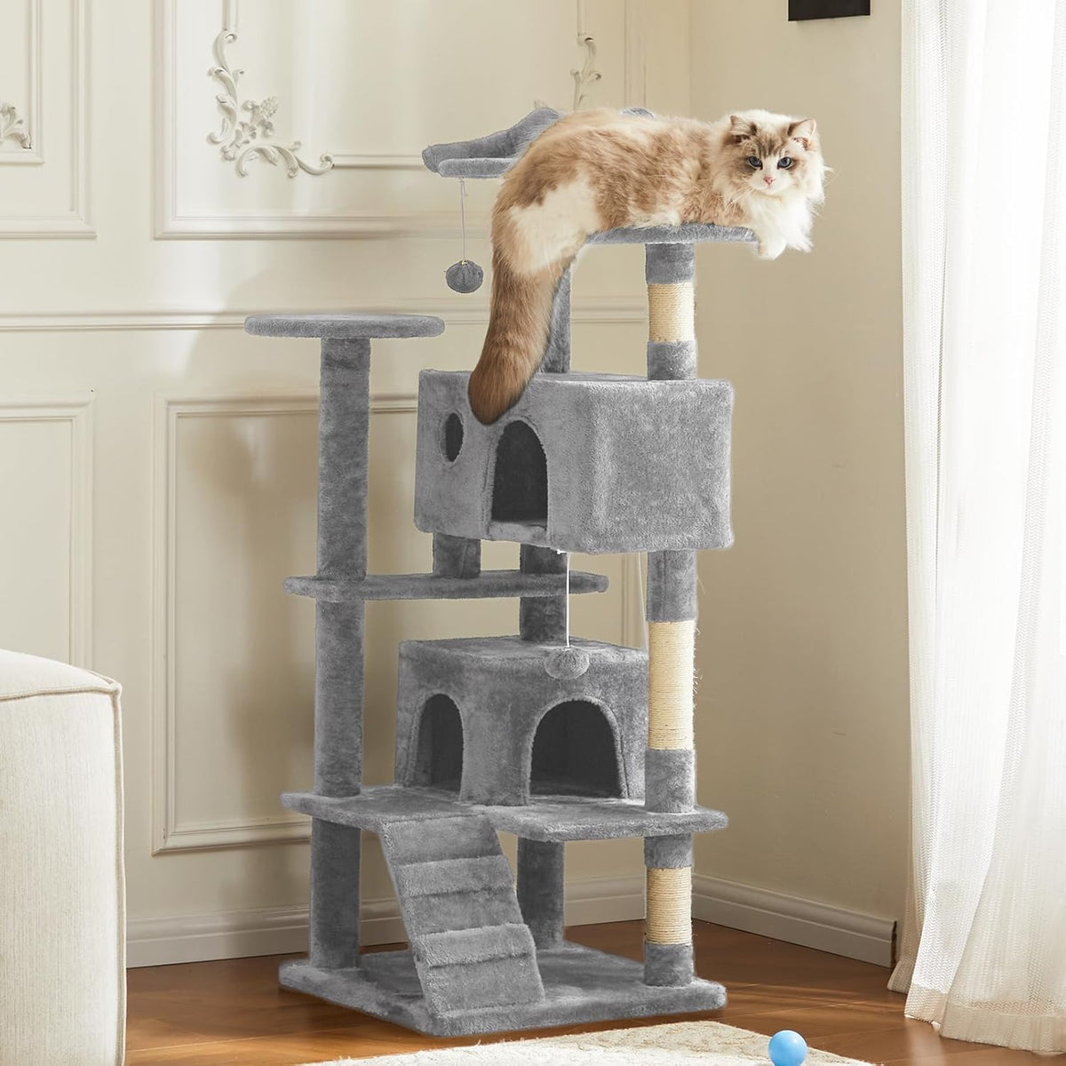 Hearthly 54-inch Multi-Level Cat Tree